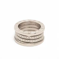 ブルガリ ビーゼロワン フル ダイヤ リング 750(WG) 14.1g 51