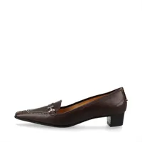 セリーヌ フィービー期 レザー パンプス 37.5 レディース ホワイト