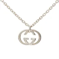 グッチ インターロッキングG ネックレス 925 25.9g シルバー