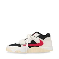 ナイキ×トラヴィススコット JORDAN JUMPMAN JACK TR レザー×ファブリック ハイカットスニーカー 27cm メンズ ブラック×ホワイト FZ8117-101 ベルクロストラップ 替えヒモ 箱あり