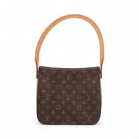 ヴィトン モノグラム ルーピングMM M51146 ブラウン