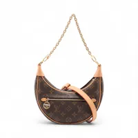 ヴィトン モノグラム ループ M81098 ブラウン RFID反応あり