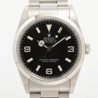 ロレックス エクスプローラーⅠ 14270 SS SS AT ブラック文字盤 あまりごま2 枕スポンジ欠損