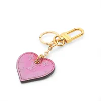 ヴィトン M69016 ポルトクレクールグラディエント BC0199 キーホルダー GP×革 ピンクゴールド