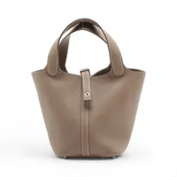 エルメス ピコタンロック18 PM トリヨンクレマンス エトゥープ シルバー金具 □N:2010年