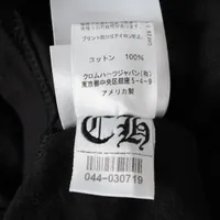 クロムハーツ ロングTシャツ コットン サイズL ブラック×ピンク ホース