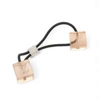 ヴィトン M02834 ヘアキューブ LVスパークス OB0275 ヘアゴム レジン アンバー M02834 ヘアキューブ LV スパークス