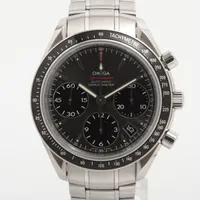 オメガ スピードマスター デイト クロノメーター 323.30.40.40.06.001 SS SS AT ブラック文字盤