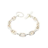 エルメス シェーヌダンクルMM 2024 ブレスレット 16コマ 925 59.6g シルバー