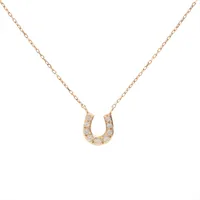 エテ ダイヤ ネックレス K10(YG) 0.8g