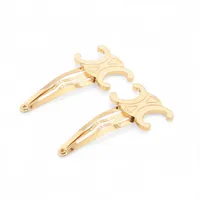 セリーヌ トリオンフ ヘアクリップ GP ゴールド