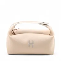 エルメス ブリッド ア ブラックPM キャンバス ベージュ シルバー金具