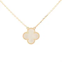 ヴァンクリーフ&アーペル ヴィンテージアルハンブラ シェル ネックレス 750(YG) 5.2g