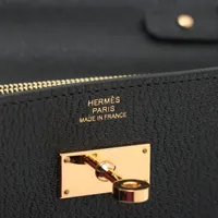HERMES エルメス/ケリーウォレットトゥーゴー/シェブルミゾル/エトゥープ/Z/ABランク/92【中古】 HERMES - HERMES エルメス/ケリーウォレットトゥーゴー/シェブルミゾル
