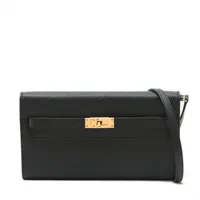 HERMES エルメス/ケリーウォレットトゥーゴー/シェブルミゾル/エトゥープ/Z/ABランク/92【中古】 HERMES - HERMES エルメス/ケリーウォレットトゥーゴー/シェブルミゾル