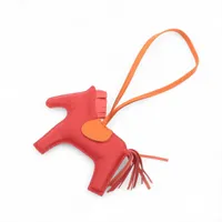 エルメス ロデオチャームMM チャーム アニョーミロ ルージュインディアン×ローズジャイプール×フー