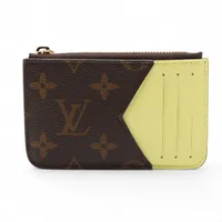 ヴィトン モノグラム ポルト カルト ロミー - イエロー カードケース M27771 RFID反応あり