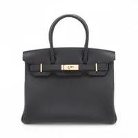 エルメス バーキン30 ルトゥルネ トゴ ブラック シャンパンゴールド金具 K:2025年