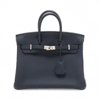 エルメス バーキン25 ルトゥルネ トゴ ブルーニュイ シルバー金具 X:2016年