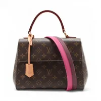 ヴィトン モノグラム クリュニーBB M42738 ブラウンxピンク RFID反応あり