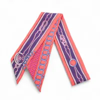 エルメス ツイリー Maillons マイヨン スカーフ シルク レッド