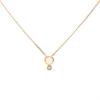 エテ 色石 ネックレス K10(YG) 1.3g