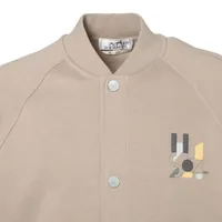 エルメス 24SS コットン ブルゾン L メンズ ベージュ 41-5712 セリエ