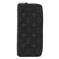 ヴィトン モノグラムエクリプス ジッピーウォレットヴェルティカル M62295 ブラック ラウンドジップウォレット RFID反応有