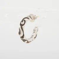 クロムハーツ スクロール ピアス(片耳用) 925×14K 3.8g