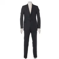 グッチ ウール セットアップ 46 メンズ グレー  181AF0 裾直し有