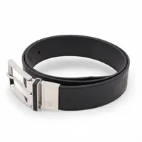 ヴィトン M8204 ベルト スレンダー 35MM リバーシブル JJ2293 ベルト 85 GP×革 ブラック