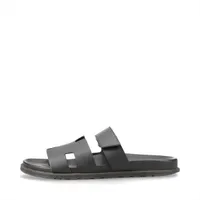 エルメス シプレ レザー サンダル 43 メンズ ブラック ベルクロストラップ 袋 箱付