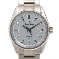 グランドセイコー エボリューション9 コレクション スプリングドライブU.F.A. 樹氷 SLGB003 TI TI AT ブルー文字盤