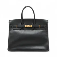 エルメス バーキン35 ルトゥルネ アルデンヌ ブラック ゴールド金具 ○Z:1996年