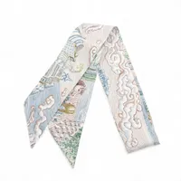 エルメス スカーフ シルク グリーン ツイリー CITY OF LIGHT シティー オブ ライト