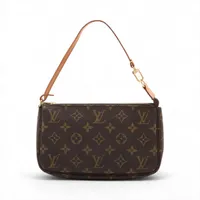 ヴィトン モノグラム ポシェットアクセソワール M51980 ブラウン