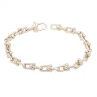 ティファニー ハードウェア スモール リンク ブレスレット 925 20.3g シルバー