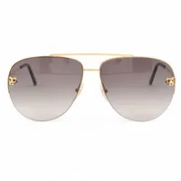 カルティエ CT0065S パンテール サングラス 60□13 140 GP×プラスチック ゴールド