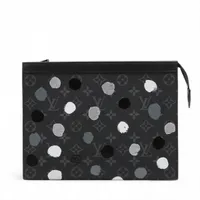 ヴィトン×草間彌生 モノグラムエクリプス ポシェットヴォワヤージュ M81934 ブラック