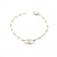 ティファニー 1837スモールダブルロック ブレスレット 925 6.4g