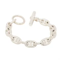 エルメス シェーヌダンクルMM 2025 ブレスレット 14コマ 925 54.3g シルバー