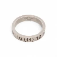 メゾンマルジェラ ナンバー ロゴ リング 7 925 シルバー