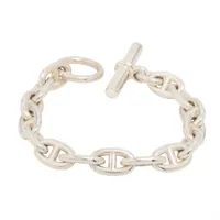 エルメス シェーヌダンクルMM 2024 ブレスレット 15コマ 925 57.2g シルバー