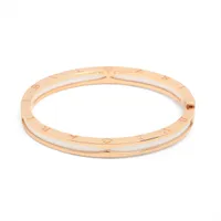 ブルガリ ビーゼロワン ブレスレット 750(PG)×セラミック 26.7g S 351408