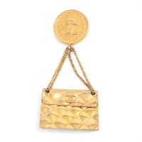 シャネル 31 RUE CAMBON 28 ブローチ GP ゴールド