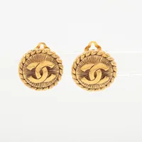 シャネル ココマーク 2400 イヤリング(両耳用) GP ゴールド