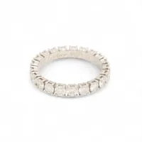 カルティエ デスティネ フルエタニティ ダイヤ リング Pt950 3.2g 1.43 50 N4127350