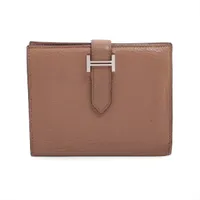 エルメス ベアンスフレ シェブルミゾル コンパクトウォレット ケブラーチョ シルバー金具 Z:2021年