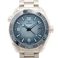 オメガ シーマスター プラネットオーシャン 600 コーアクシャル マスタークロノメーター 215.30.40.20.03.002 SS SS AT 青文字盤 あまりごま2