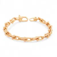 ティファニー ハードウェア スモール リンク ブレスレット 750(PG) 16.6g